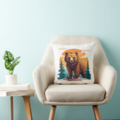 Braunbär Kissen (Stuhl )