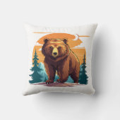 Braunbär Kissen (Rückseite)
