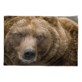 Braunbär Kissenbezug (Rückseite)