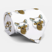 Braunbär Krawatte (Gerollt)