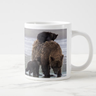 Braunbär Lake Clark National Park Jumbo-Tasse