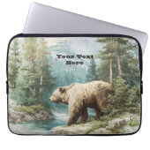 Braunbär Laptopschutzhülle (Vorderseite)