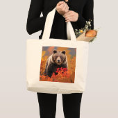 Braunbär Lebensmittelgeschäft Tote Bag Jumbo Stoffbeutel (Vorderseite (Produkt))