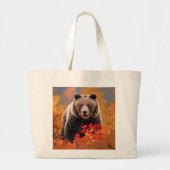Braunbär Lebensmittelgeschäft Tote Bag Jumbo Stoffbeutel (Vorne)