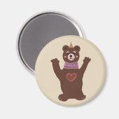 Braunbär Magnet (Vorderseite/Rückseite)