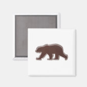 Braunbär Magnet (Vorderseite/Rückseite)