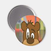 Braunbär Magnet (Vorderseite/Rückseite)