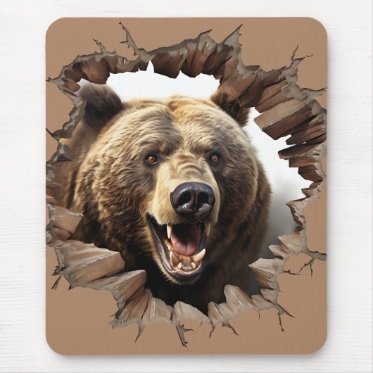 Braunbär Mousepad (Vorne)