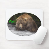 Braunbär-Otis-Fischerei Mousepad (Mit Mouse)