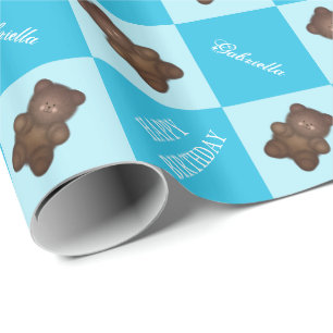 Braunbär-Packpapier Geschenkpapier