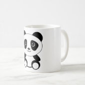 Braunbär-Panda-Panda-Tiere Kaffeetasse (VorderseiteRechts)