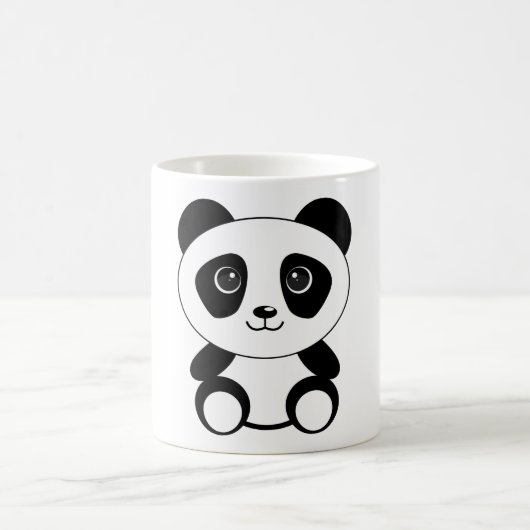Braunbär-Panda-Panda-Tiere Kaffeetasse (Mittel)