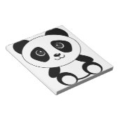 Braunbär-Panda-Panda-Tiere Notizblock (angewinkelt)