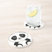 Braunbär-Panda-Panda-Tiere Untersetzer (Seite)