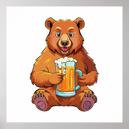Braunbär Poster (Vorne)