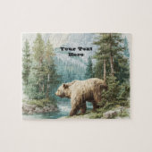 Braunbär Puzzle (Horizontal)