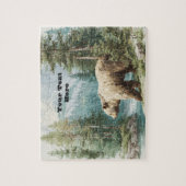 Braunbär Puzzle (Vertikal)