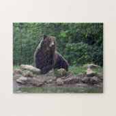 Braunbär Puzzle (Horizontal)