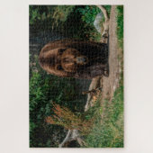 Braunbär Puzzle (Vertikal)
