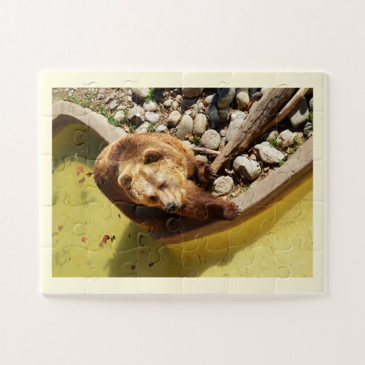 Braunbär Puzzle (Horizontal)