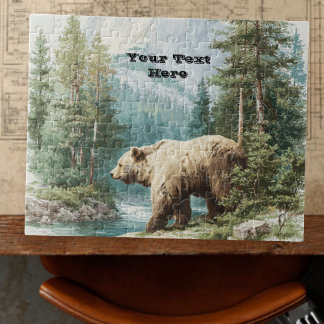 Braunbär Puzzle