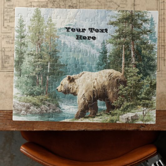 Braunbär Puzzle