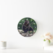 Braunbär Runde Wanduhr (Zuhause)