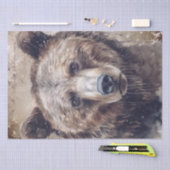 Braunbär Seidenpapier (Handwerk)