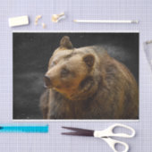 Braunbär Seidenpapier (Handwerk)