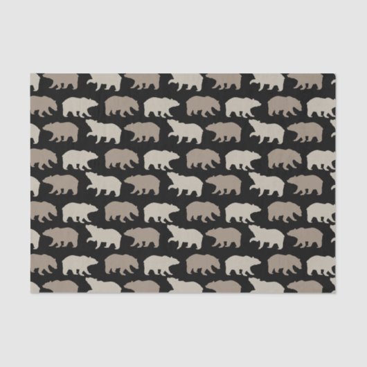 Braunbär-Seidenpapier Seidenpapier (Vorderseite)