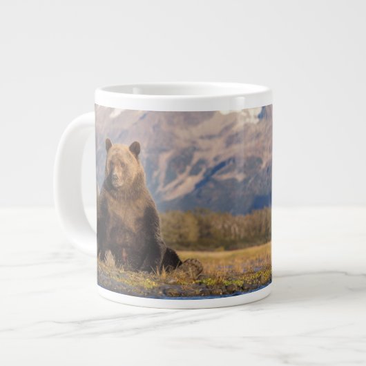 Braunbär, Ursus arctos, Grizzlybär, Ursus Jumbo-Tasse (Vorderseite Links)