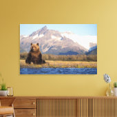 Braunbär, Ursus arctos, Grizzlybär, Ursus Leinwanddruck (Insitu (Wohnzimmer))