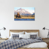 Braunbär, Ursus arctos, Grizzlybär, Ursus Leinwanddruck (Insitu (Schlafzimmer))