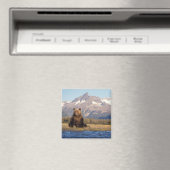 Braunbär, Ursus arctos, Grizzlybär, Ursus Magnet (In Situ (Geschirrspüler))