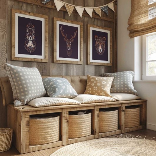 Braunbär | Waldtierwall Poster