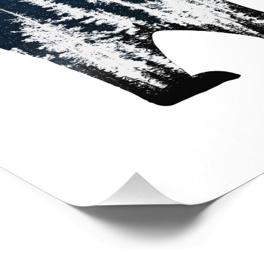 Braunbär Wildwald Welt Fotodruck (Ecke)