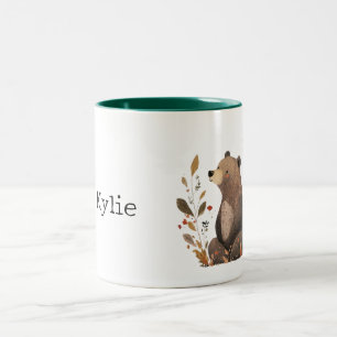 Braunbär Zweifarbige Tasse