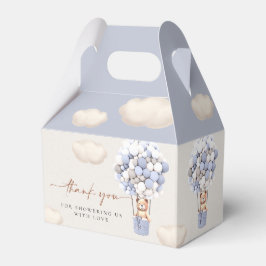 Braunbären-Balloons Gefälligkeitsbox Geschenkschachtel