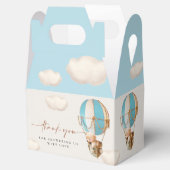 Braunbären-Balloons Gefälligkeitsbox Geschenkschachtel (Geöffnet)