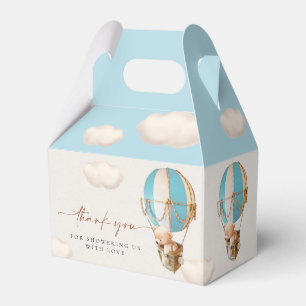 Braunbären-Balloons Gefälligkeitsbox Geschenkschachtel