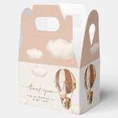 Braunbären-Balloons Gefälligkeitsbox Geschenkschachtel (Geöffnet)