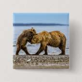 Braunbären Button (Vorderseite)