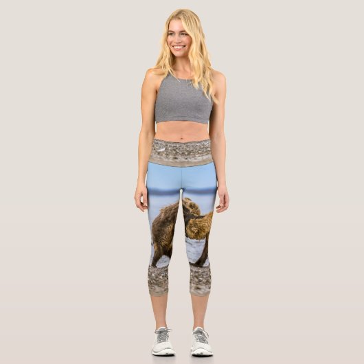 Braunbären Capri Leggings (Vorderseite)