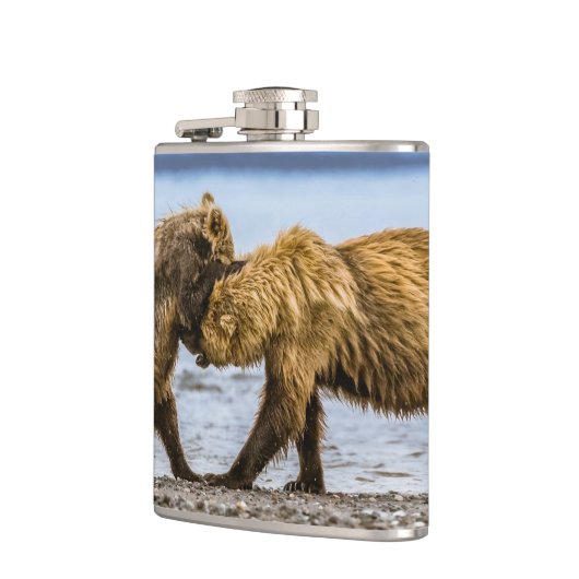 Braunbären Flachmann (Links)