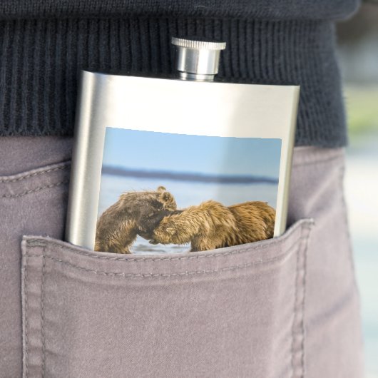 Braunbären Flachmann (Beispiel)