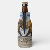 Braunbären Flaschenkühler (Flasche Rückseite)
