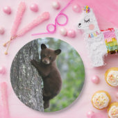 Braunbären-Foto Pappteller (Party)