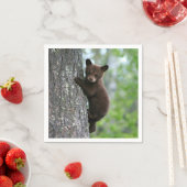 Braunbären-Foto Serviette (Beispiel)