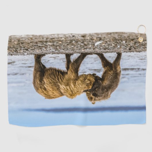 Braunbären Golfhandtuch (Horizontal)