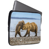 Braunbären Laptopschutzhülle (Vorne Rechts)
